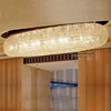 Customization unique popular luxury colourful long lighting lamps chandelier