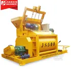 Js500 Auto 500L Small Volume Used Cheap Horizontal Foam Cement Concrete Mixer Mixing Machine With Lifting Ladder