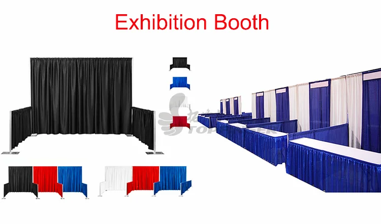 TFR Factory Cheap Round Pipe And Drape Frame Kits Backdrop Poles