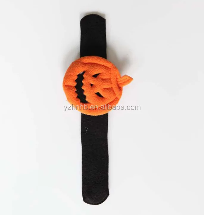 halloween slap clap bracelet party decoration bat pumpkin ghost