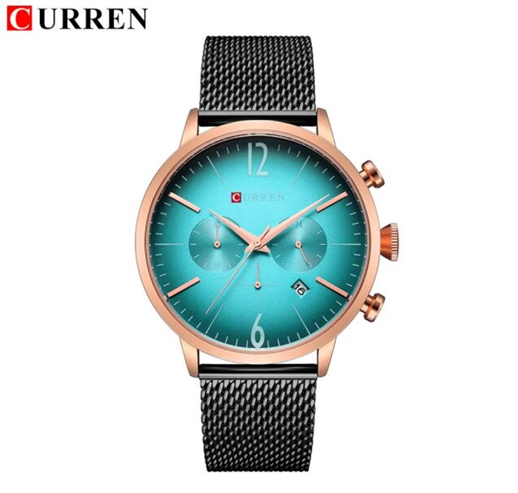 CURREN 8313 Watches Men Top Brand Luxury Quartz-Watch Classic Mesh Business Wrist Watch Full Steel Band Clock Relogio Masculino
CURREN 8313 Watches Men Top Brand Luxury Quartz-Watch Classic Mesh Business Wrist Watch Full Steel Band Clock Relogio Masculino