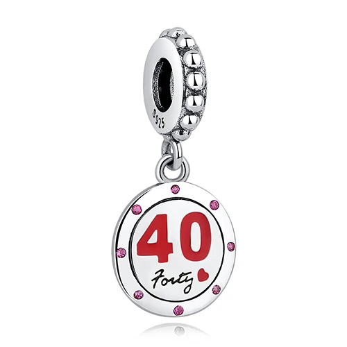 Trendy 925 Sterling Silver forty Dangle Pendant Charms With CZ fit Bracelet DIY Jewelry Making For Women Gift
Trendy 925 Sterling Silver forty Dangle Pendant Charms With CZ fit Bracelet DIY Jewelry Making For Women Gift