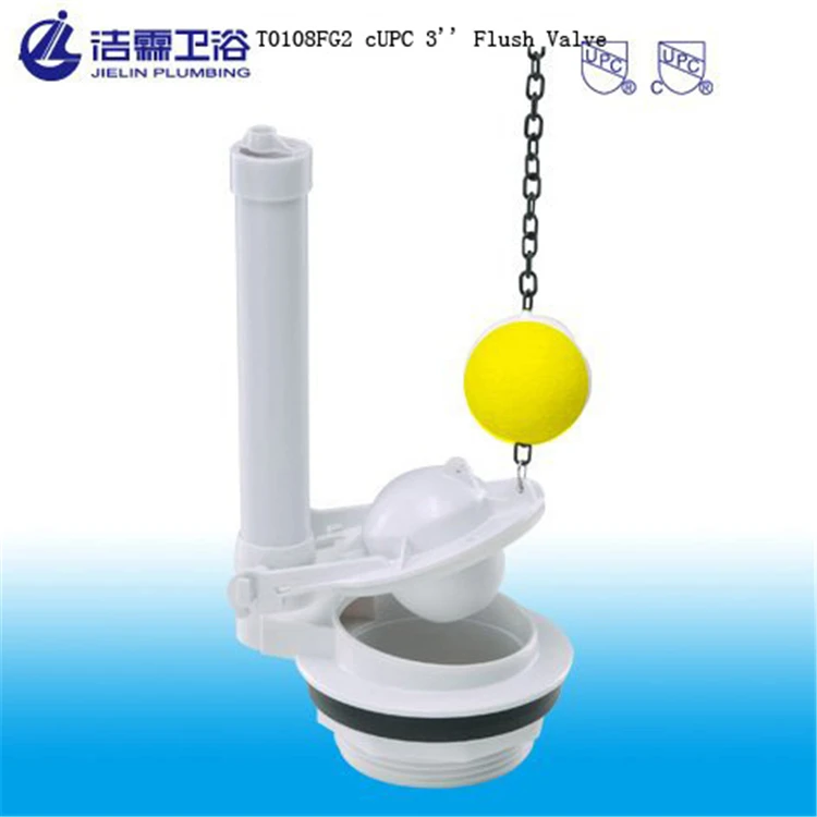 New design adjustable height T0108 plastic chain 3 inch dual flush valve