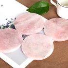 Tumbled Crystal Stone Crafts Slice Rose Quartz Natural