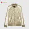 Man Fancy Luxury Quality Manufacturer Clothing Custom Gold Satin Jacket