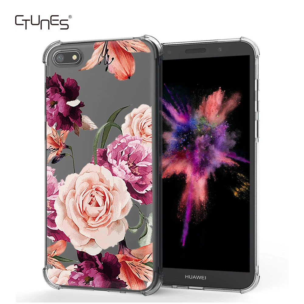 Ctunes Slim Shockproof Clear Floral Pattern Soft Flexible TPU Back Cover Case for Huawei Y5 2018 / Y5 Prime 2018 / Honor 7S
Ctunes Slim Shockproof Clear Floral Pattern Soft Flexible TPU Back Cover Case for Huawei Y5 2018 / Y5 Prime 2018 / Honor 7S
