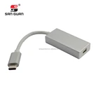 USB 3.1 USB-C Type to Mini DP Adapter Cable HD HDTV 1080p for 12 inch Mac