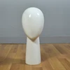 Abstract glossy female head mannequin for hat display