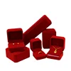 Custom Jewelry Packing Set Velvet Box For Rings, Bracelets, Earrings, Necklace