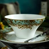 Unique design ceramic tea cups saucer porcelain mini coffee mug