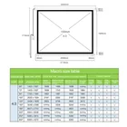 Shenzhen Large Ceilling Screen 3D Front Fabric Projection Movie Screen Theater