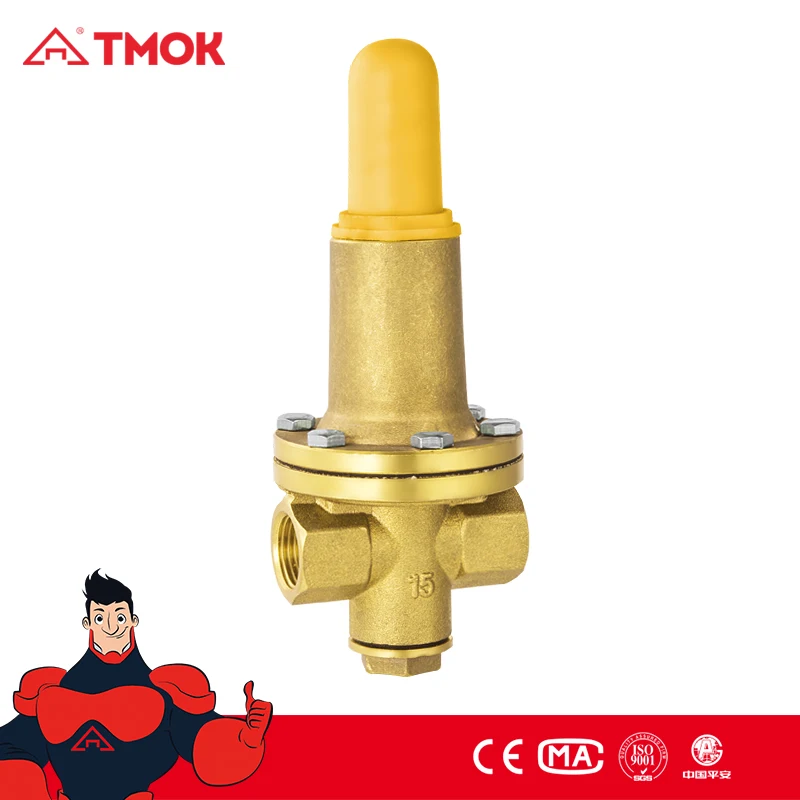 TMOK 1/2" Brass Water Pressure Reducing Valve/Pressure Reducing Valve Use for Water Supply Division System
