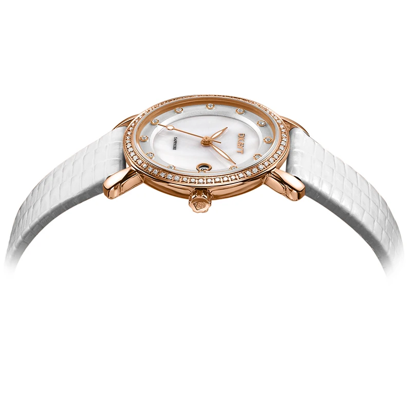 slim diamond watch