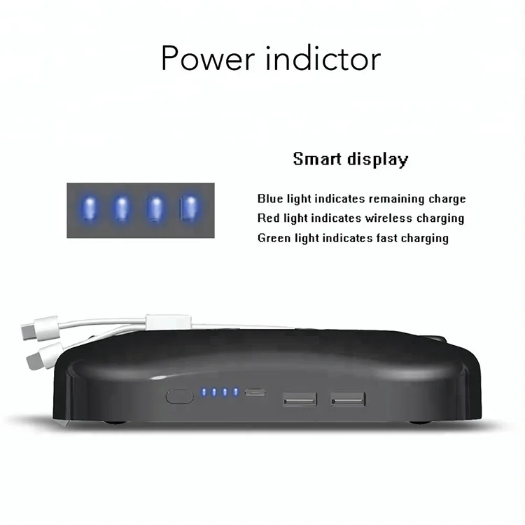 Qi Wireless Charger Universal Advertising And Mobile Phone Power Bank Charging Station For iPhone - ANKUX.COM