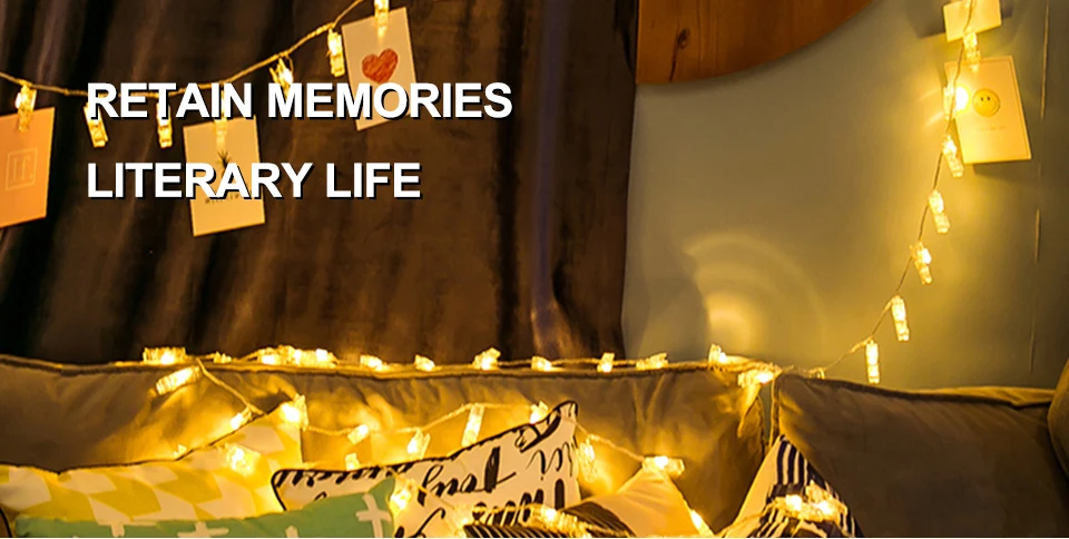 USBbattery powered led photo clip fairy string light christmas garland 1030 led clip fairy light for party home decoration (1)