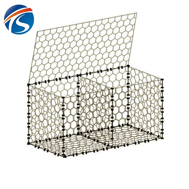 Real factory gabion baskets mesh gabion box for gabion retaining wall