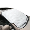 4 Layers Aluminum Foil Multi-used Car Front Sunshade Windshield Snow Cover