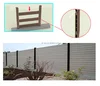 wood plastic fence wpc fencing China Outdoor WPC Solid fencing