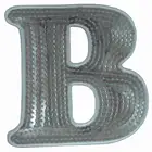 Patches Sequin Embroidery Iron On Embroidery Patch Gold Sequin Letter Embroidery Iron On Applique Patch