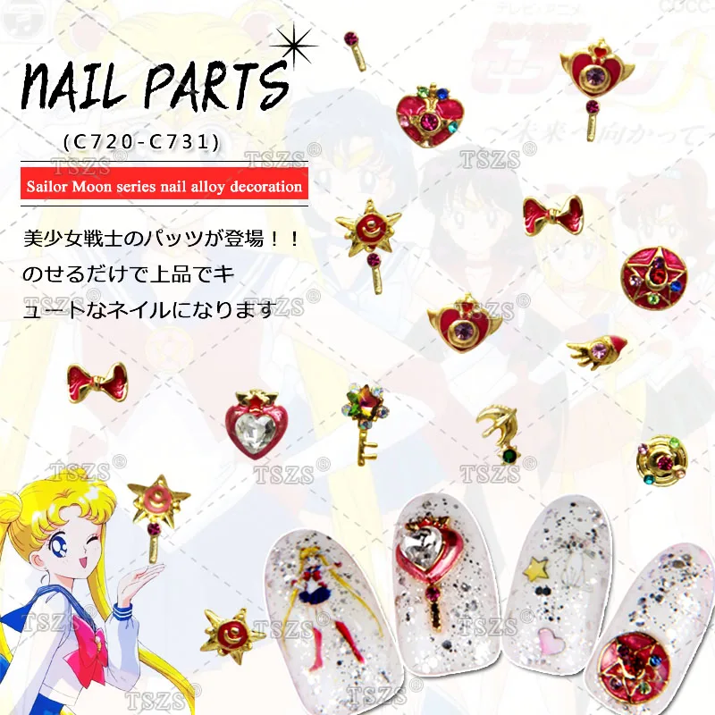 TSZS 10pcs/bag Japanese Beautiful Artificial Short fashion Pink Rhinestone Sailor Moon Heart Nail Art decoration
TSZS 10pcs/bag Japanese Beautiful Artificial Short fashion Pink Rhinestone Sailor Moon Heart Nail Art decoration