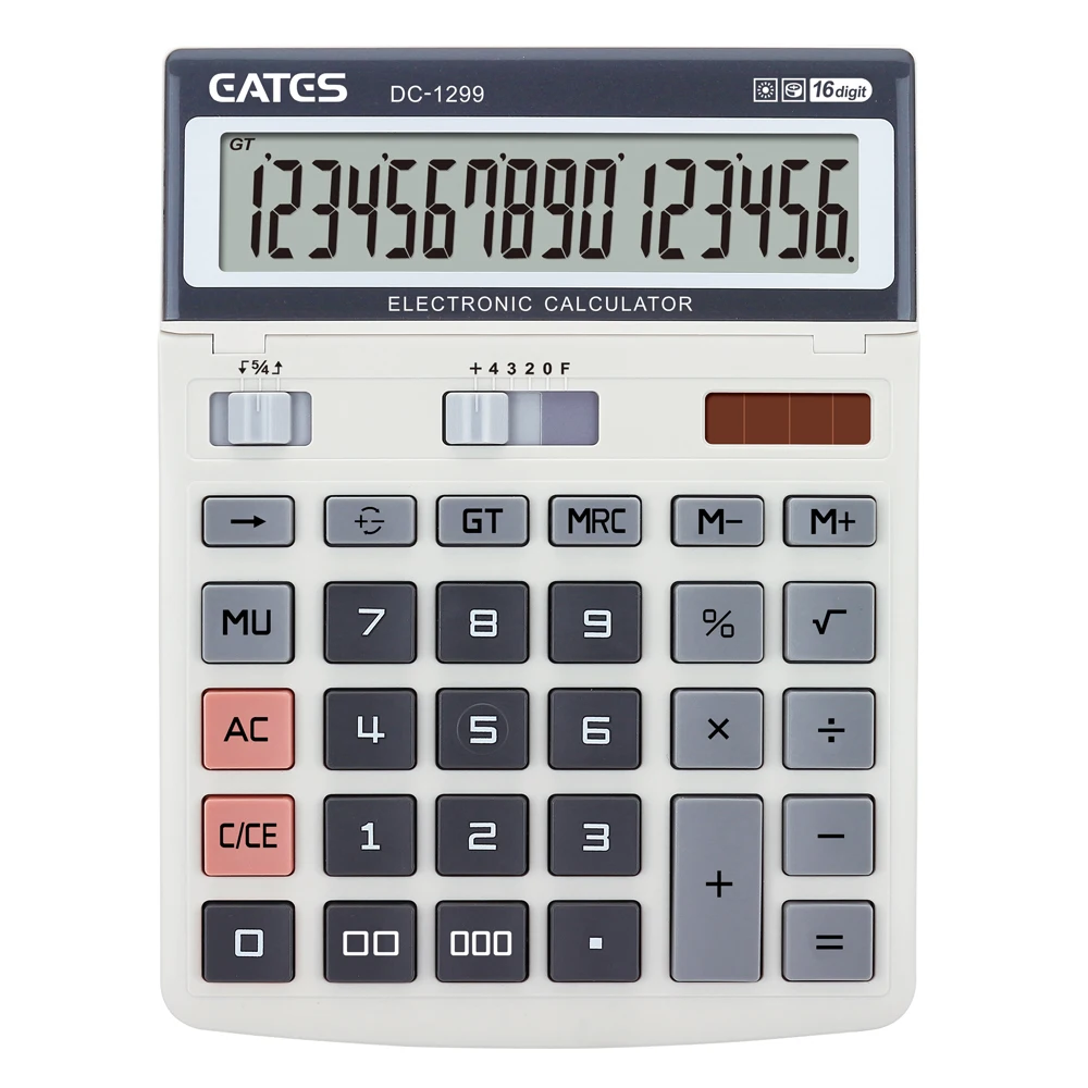 Good Quality 16 Digits Big Display Desktop Calculator With 000 Key New