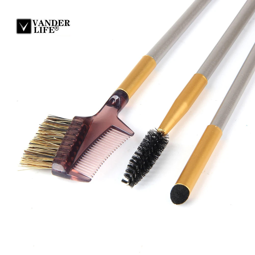 18 Pcs Set Soft Synthetic Professional Cosmetic Makeup Brushes Foundation Powder Blush Eyeliner Brush Beauty maquiagem (10)