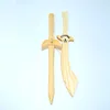 Traditional toy kids cosplay toy polished mini wooden sword