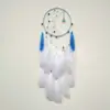 AYDCMC-026-2 handmade Ins style simple white dream catcher feather shell pendant