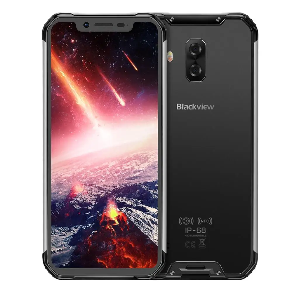 Wholesale Blackview BV9600 Pro Waterproof Mobile Phone Android 8.1 Smartphone NFC Rugged 4G Cell Phone, Gray;silver
Wholesale Blackview BV9600 Pro Waterproof Mobile Phone Android 8.1 Smartphone NFC Rugged 4G Cell Phone, Gray;silver
