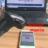 scan electronic screen hospital supermarket logistic store red light 1d ccd barcode scanner wired usb