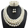European Style Layered Pearl Necklace Set Factory Direct Freshwater Pearls Necklace Wholesale For Fashion Women