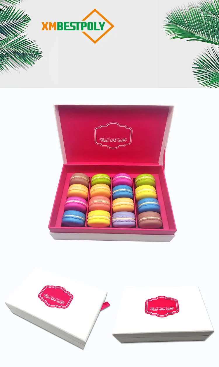 6 10 12 paper macaron box packaging