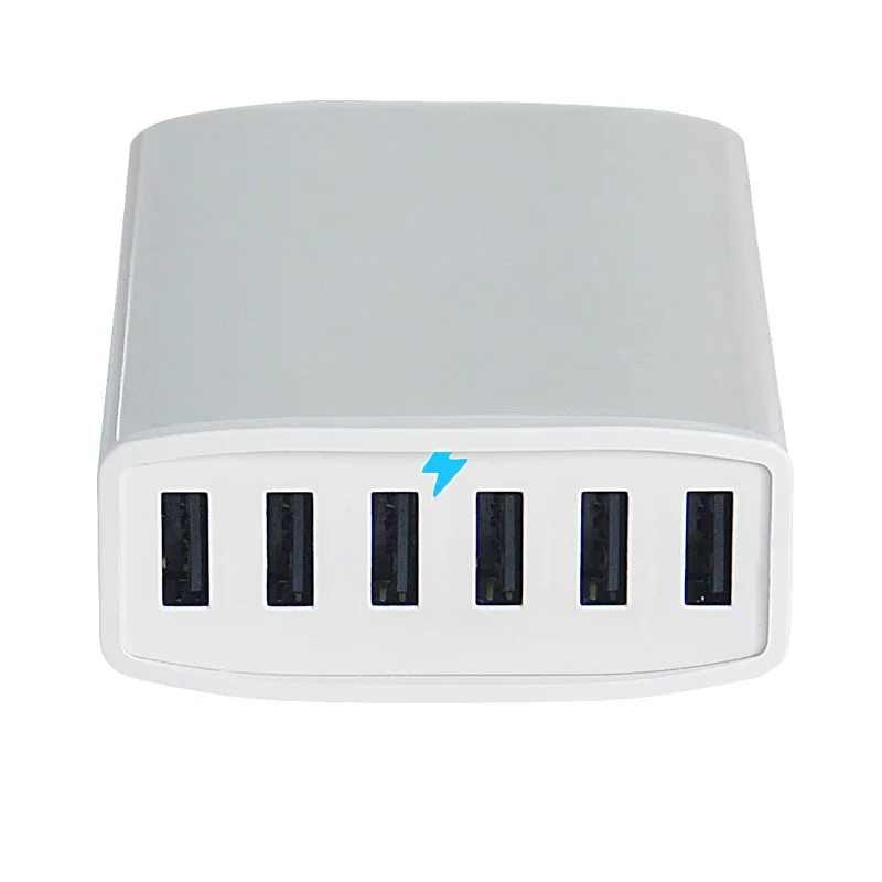 Sale! 4.8V 6 Port USB Charger Universal USB Wall Charger AC Mobile Phone Charger For Home Travel EU charger
