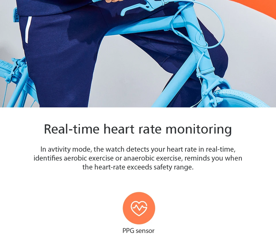 Mode Xiaomi Amazfit Sport Bracelet R&eacute;sistant &Agrave; L'eau Montre Intelligente - ANKUX.COM