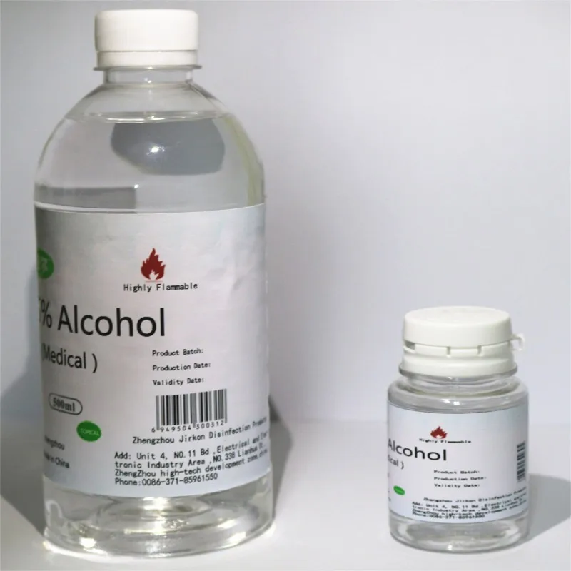 Jier Brand 75 Medical Grade Alcohol 60ml/500ml For Hospital Buy 75