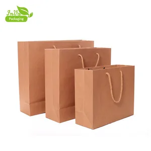 wholesale customized recycle shopping kraft paper gift bag