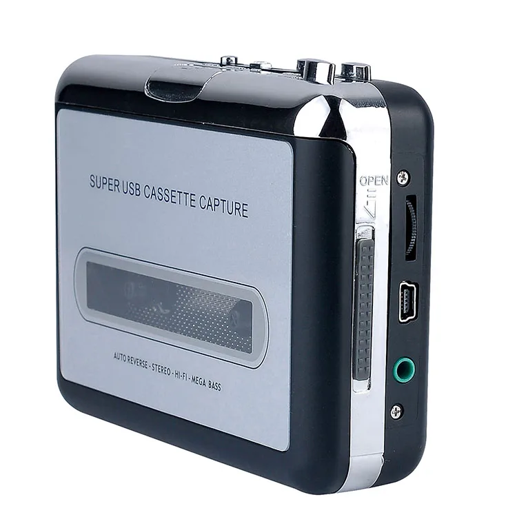 

ezcap Portable USB Cassette Tape to MP3 CD converter Player Walkman Capture MP3 Audio Music Convert Tape Cassettes to MP3 Format
