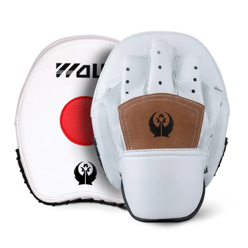 big brand custom design Fitness Genuine Leather Boxing Punch Mitts, White/black/red/green
big brand custom design Fitness Genuine Leather Boxing Punch Mitts, White/black/red/green
