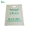 100% Hdpe Waterproof Die Cut Handle Plastic Corn Starch Based Oxo Compostable Biodegradable Bag