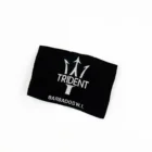 Wholesale custom famous logo black woven Machine Damask Woven Labels for Clothing