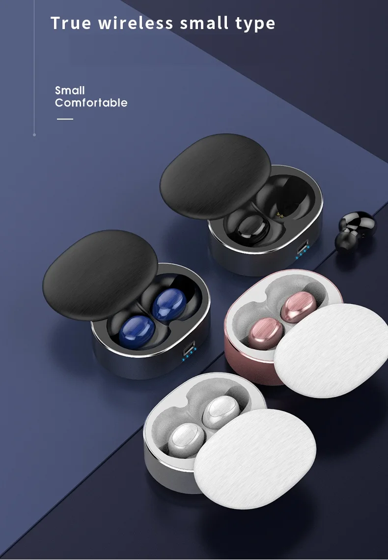 Auricolari Wireless Designer Diamond Earphone Blue tooth Waterproof Earbud Fashion Design Headphones - ANKUX.COM