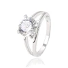 13838-gemstone silver color jewelry thailand diamond rings