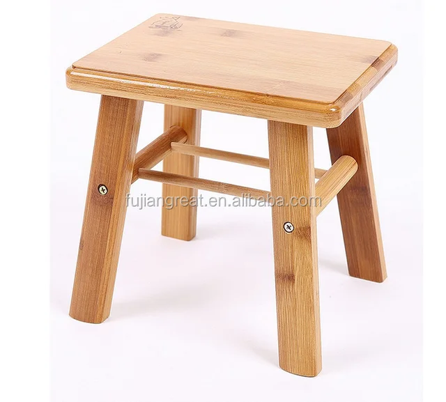 children bamboo stool