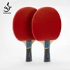 wholesale professional table tennis paddle best table tennis rubber table tennis accessories with two ABS ping pong balls