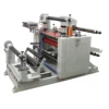 Adhesive tape slitting and rewinding machine with laminating function