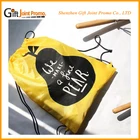 OEM reusable nylon shopping drawstring backpack