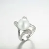 New design sterling silver philippines pearl finger ring jewelry settings