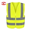 Wholesale Hs Code High Visibility Construction With Logo Printing Yellow Motorcycle Reflective Safety Vest Class 2