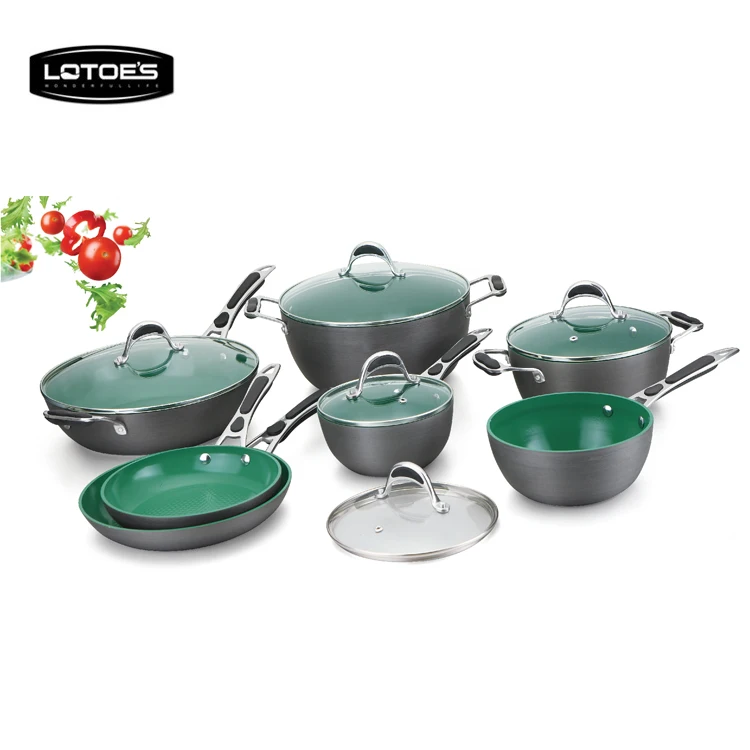 Hard anodize cookware set