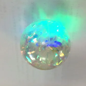 ball filled with water and glitter